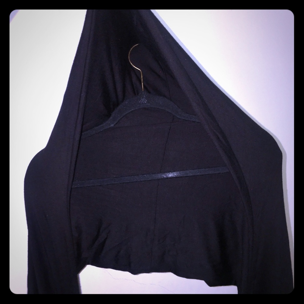 Melrose Designed Long Black Hood/Scarf